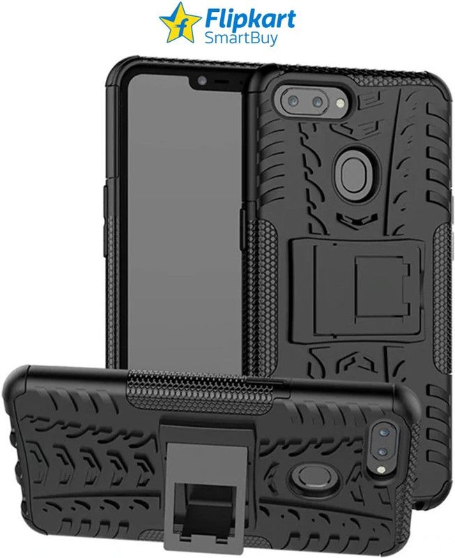 Flipkart SmartBuy Back Cover for Realme 2, Realme C1  (Black, Camera Bump Protector, Pack of: 1)