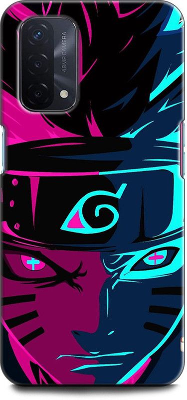 Afterglow Back Cover for Oppo A74 5G NARUTO, MANGA, CARTOON, ANIME, ANIMATION, KAKASHI  (Multicolor, Shock Proof)