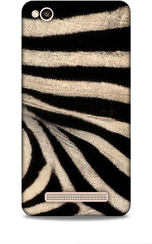 Keviv Back Cover for Mi Redmi 4A  (Black, Beige, 3D Case, Pack of: 1)