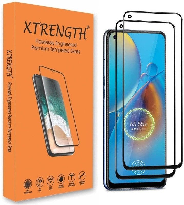 XTRENGTH Tempered Glass Guard for OPPO A54  (Pack of 2)