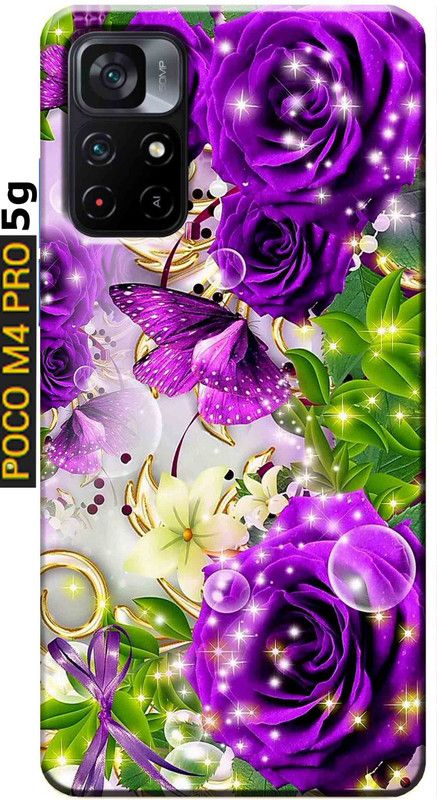 stroxy Back Cover for POCO M4 Pro 5G 2781  (Multicolor, 3D Case, Silicon, Pack of: 1)
