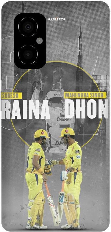 play fast Back Cover for POCO M4 5G, MZB0BRWIN, MAHENDRA, SINGH, DHONI, SURESH, RAINA, CSK, PLAYER  (Multicolor, Hard Case, Pack of: 1)