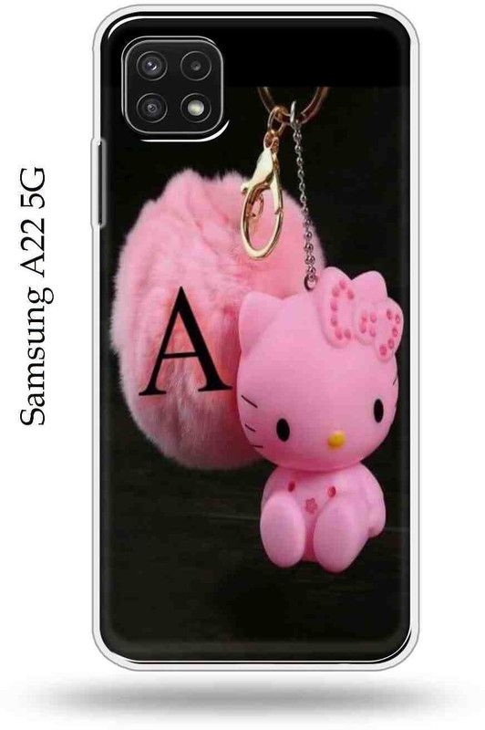 Shivay Mobicase Back Cover for Samsung Galaxy A22 5G  (Black, Pink, Dual Protection, Silicon, Pack of: 1)