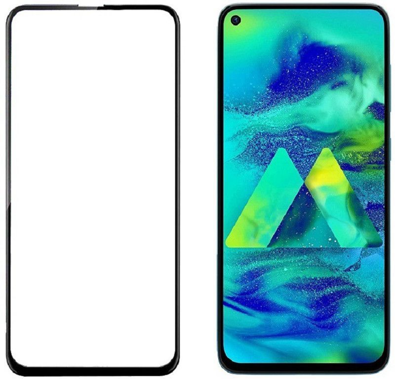 HOBBYTRONICS Edge To Edge Tempered Glass for Samusng Galaxy M40  (Pack of 1)
