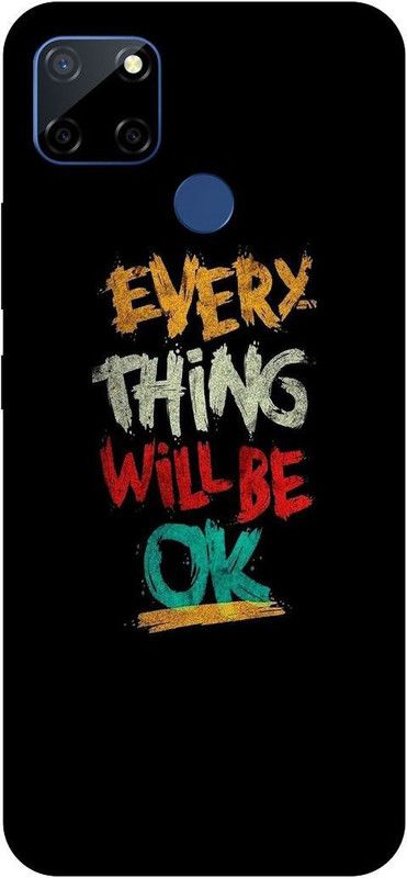 Zaplab Back Cover for Realme Narzo 30A, RMX3171, Every Thing Will be Ok Printed Back Cover  (Multicolor, Hard Case, Pack of: 1)