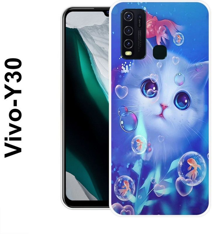 redfly Back Cover for Vivo Y30, Vivo Y50  (Multicolor, Grip Case, Silicon)