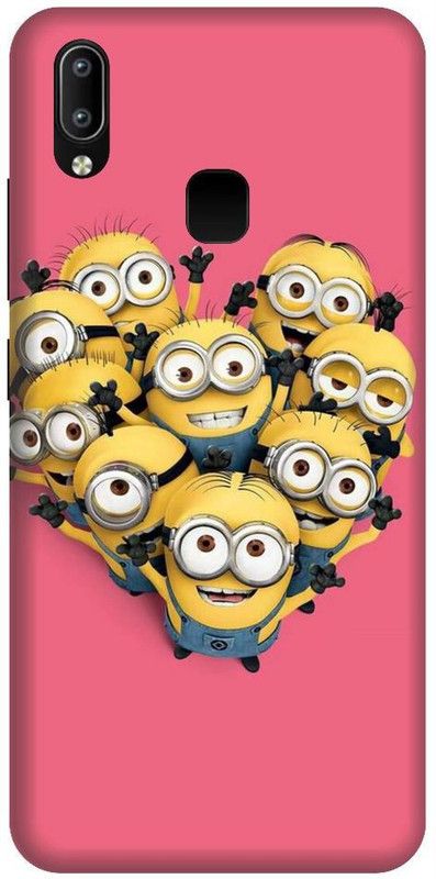 URCHIN Back Cover for Vivo Y93 minions, Cute, funny, cartoon, Minions cute, cute  (Multicolor, Shock Proof, Pack of: 1)