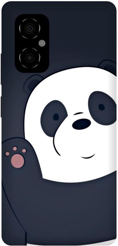 play fast Back Cover for POCO M4 5G, MZB0BRWIN, OSO, PANDA, BHALU, BEER  (Black, Hard Case, Pack of: 1)
