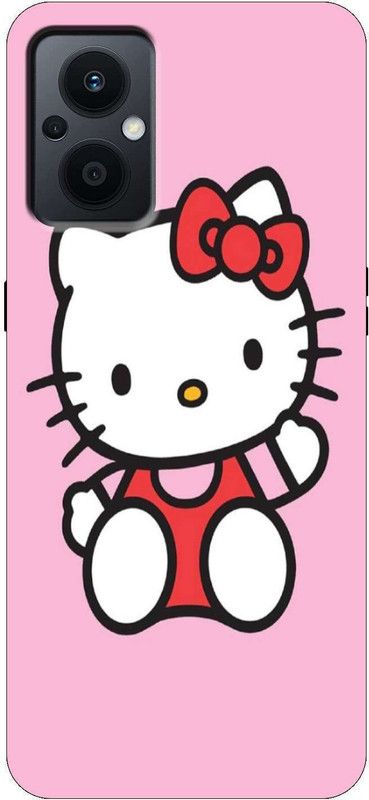 AVMABASH Back Cover for Oppo F21 Pro 5G,CPH2341 Hello kitty back cover  (Multicolor, Hard Case, Pack of: 1)