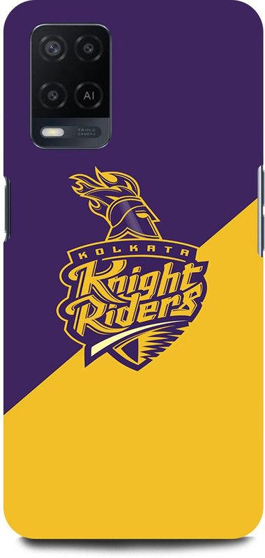 JUGGA Back Cover for OPPO A54, CPH2239, KOLKATA, KNIGHT, RIDERS, IPL, TEAM, LOGO  (Purple, Hard Case, Pack of: 1)