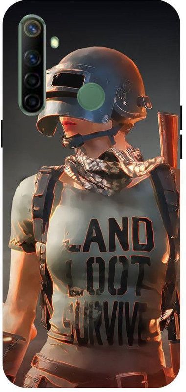 URCHIN Back Cover for Realme5i Pubg, Kar98, Pubg lover, Pubg Game, Pubg Love, Chicken dinner  (Multicolor, Shock Proof, Pack of: 1)