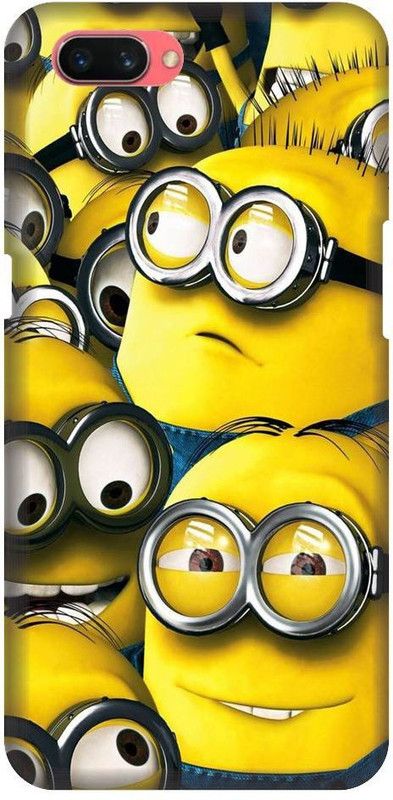 URCHIN Back Cover for Realme 1 Minions, Cute minions, funny, cute  (Multicolor, Shock Proof, Pack of: 1)