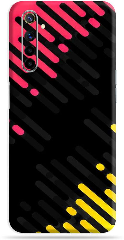 LAMHA Realme 6 Mobile Skin  (Ultra Super Abstract Lines Skin With High Matte Finish.,.)