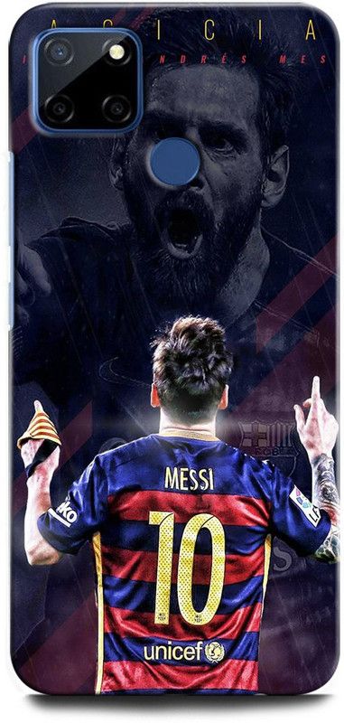 GRAFIQE Back Cover for Realme Narzo 20 RMX2193 MESSI, LIONE MESSI, FOOTBALL, MESSI 10, BARCELONA  (Multicolor, Shock Proof, Pack of: 1)
