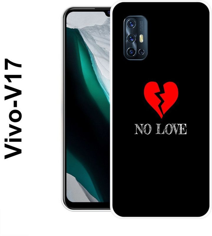 BAGRA Back Cover for Vivo V17  (Black, Grip Case, Silicon)