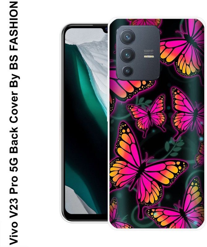 SHYAMSHREE Back Cover for Vivo V23 Pro 5G  (Multicolor, Grip Case, Silicon)