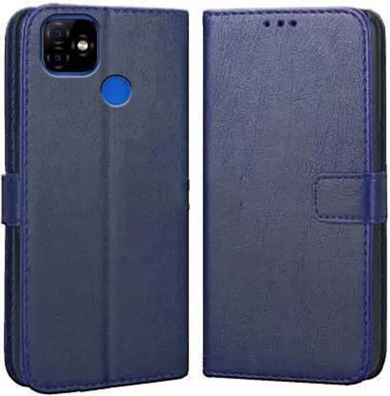 Urban Tech Flip Cover for Itel Vision 1Flip Case | Magnetic Closure | Shock Proof Wallet Flip Cover  (Blue, Magnetic Case, Pack of: 1)