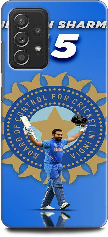 Afterglow Back Cover for SAMSUNG Galaxy A52 ROHIT SHARMA, BCCI,CRICKETER, INDIAN KHILADI, IPL, MI, T20  (Multicolor, Shock Proof, Pack of: 1)
