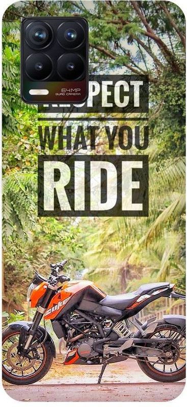 URCHIN Back Cover for Realme 8 KTM, KTM Bike, Superbike, Bike Lover, Duke, KTM RC200  (Multicolor, Shock Proof, Pack of: 1)
