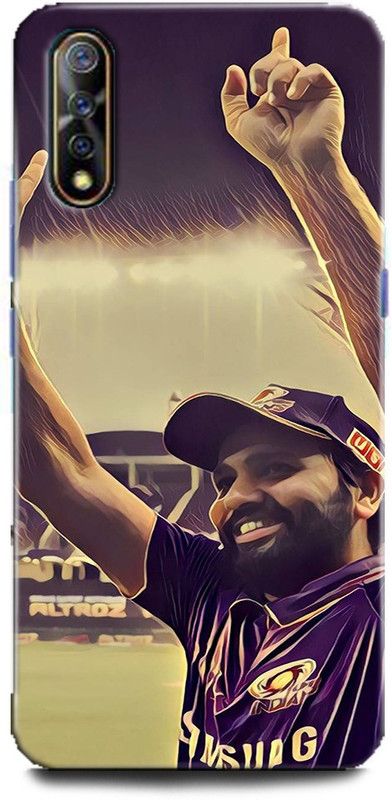 Afterglow Back Cover for Vivo Z1x ROHIT SHARMA, BCCI,CRICKETER, INDIAN KHILADI, IPL, MI, T20  (Multicolor, Shock Proof, Pack of: 1)