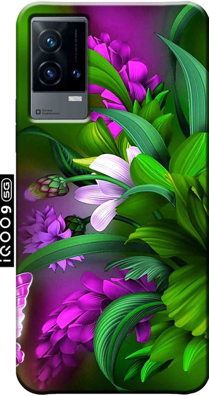 YorktoSis Back Cover for iQoo 9 5G 2595  (Multicolor, Dot View, Silicon, Pack of: 1)
