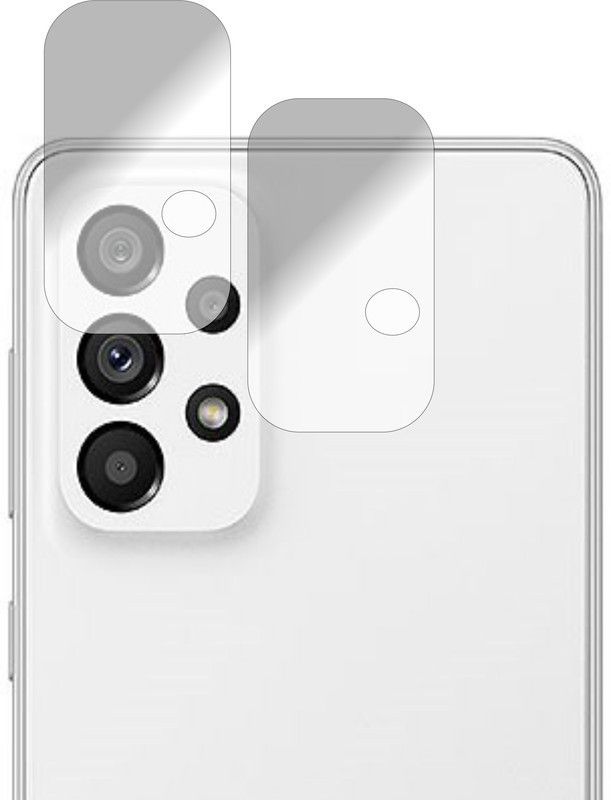 Transparent Back Camera Lens Glass Protector for Dii Samsung Galaxy Galaxy A73 5G  (Pack of: 2)