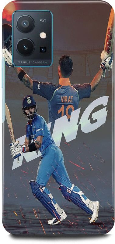 FIKORA Back Cover for OPPO A96, CPH2333, VIRAT, KOHLI, INDIAN, PLAYER, RCB  (Blue, Hard Case, Pack of: 1)