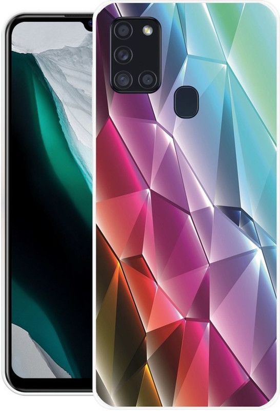 BAILAN Back Cover for Samsung Galaxy A21s  (Multicolor, Grip Case, Silicon, Pack of: 1)