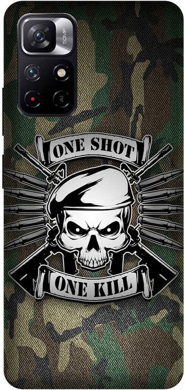 Yoprint Back Cover for Redmi Note 11t 5G Skull, Danger Skull Printed Printed cover  (Multicolor, Hard Case, Pack of: 1)