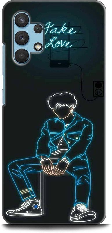 Afterglow Back Cover for SAMSUNG Galaxy A32 BOY, BAD BOY, FACK LOVE,  (Multicolor, Shock Proof, Pack of: 1)