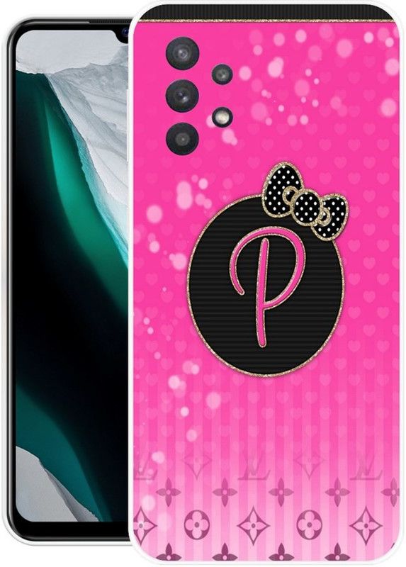 BLUEZAP Back Cover for Samsung Galaxy A32  (Black, Pink, Grip Case, Silicon, Pack of: 1)