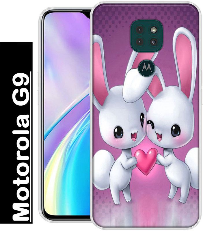 REALKING Back Cover for Motorola G9  (Multicolor, Grip Case, Silicon, Pack of: 1)