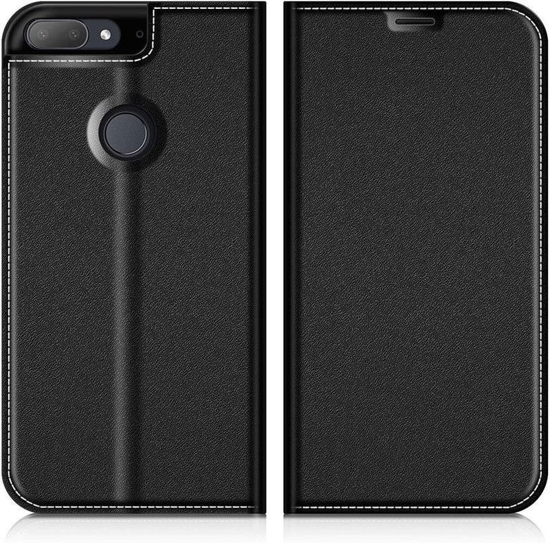 Elica Flip Cover for HTC Desire 12 +  (Black, Shock Proof, Pack of: 1)