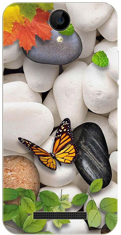METOO Back Cover for Ivoomi V5, Butterfly Design Back Cover Print : 78  (Multicolor, Dual Protection, Silicon, Pack of: 1)