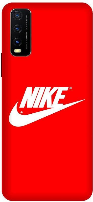 URCHIN Back Cover for Vivo Y12S Nike, Nike logo, Tropical, Floral, Design, Cool  (Multicolor, Shock Proof, Pack of: 1)