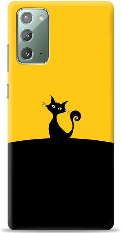 Crafter Back Cover for Samsung Galaxy Note 20  (Black, Yellow, Shock Proof, Pack of: 1)
