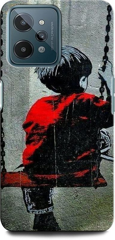 GRAFIQE Back Cover for Realme C31 ANIME, ANIME BOY, SAD BOY, ALONE, LOVE  (Multicolor, Shock Proof, Pack of: 1)