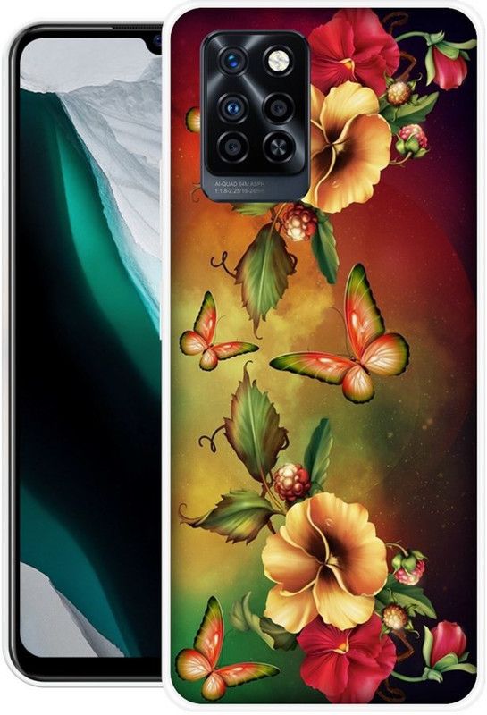 Chahar Back Cover for Infinix Note 10 Pro  (Multicolor, Grip Case, Silicon, Pack of: 1)