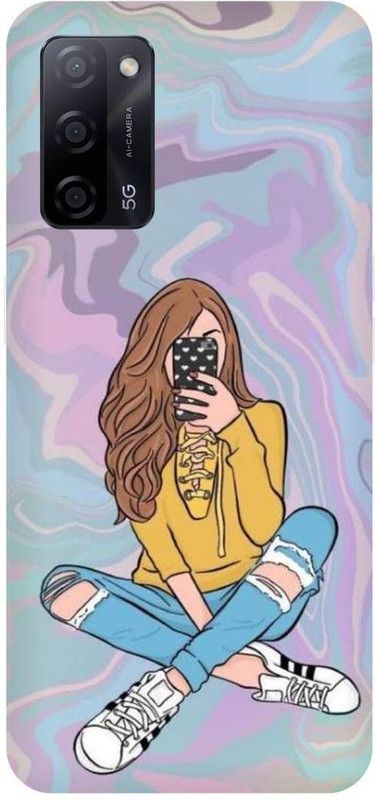 PICHKU Back Cover for OPPO A55 5G  (Multicolor, Hard Case, Pack of: 1)