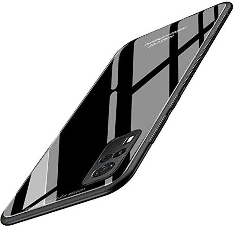 Yebhi Online Back Cover for Vivo Y51A |Premium Quality Glass| Stunning Look| Slim Fit  (Black, Grip Case, Pack of: 1)