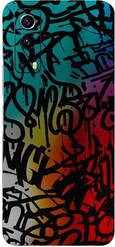 Jeeva Creation Vivo iQOO Z3, vivo iqoo z3 Mobile Skin  (Ultra Super Graffiti Text Skin With High Matte Finish.)