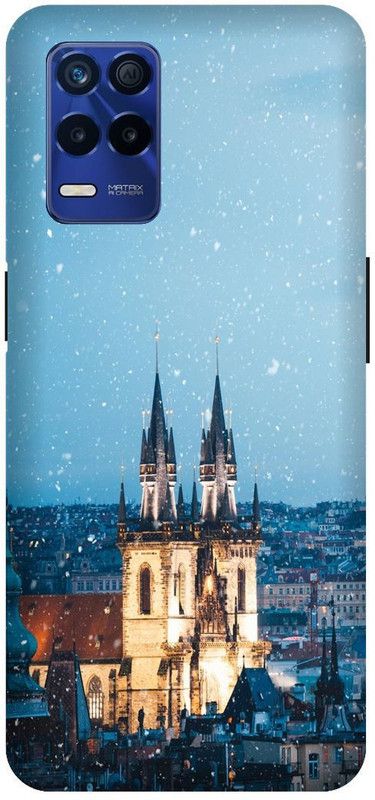 Bluvver Back Cover for Realme 8s 5G , RMX3381, Printed City,Light Back Cover  (Multicolor, Hard Case, Pack of: 1)