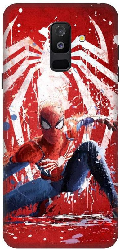 SSMORYA Back Cover for Samsung Galaxy On8, Samsung Galaxy J8 (2018) (Spiderman) Printed Back Cover  (Multicolor, Waterproof, Pack of: 1)