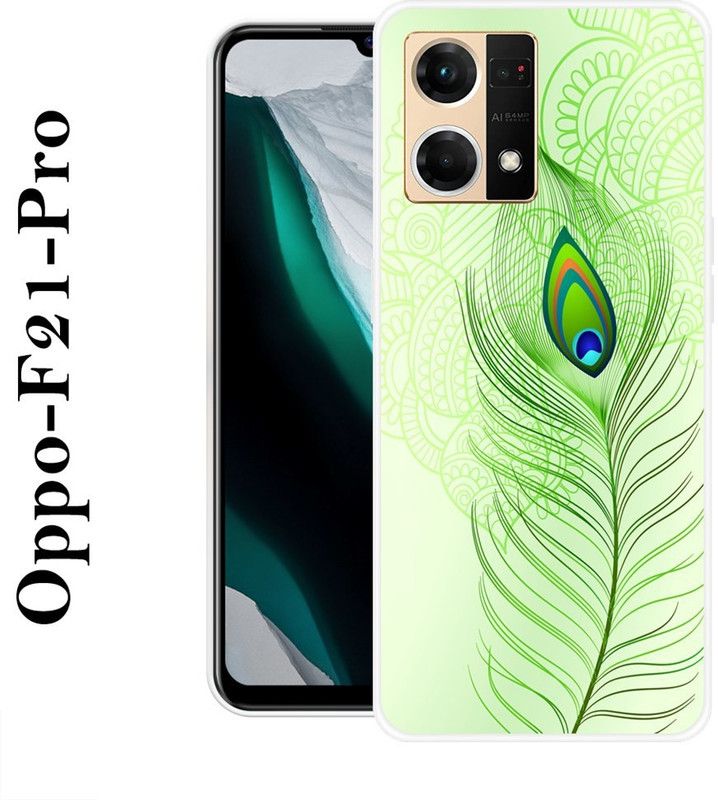 KLC Back Cover for Oppo F21 Pro  (Green, Silicon)