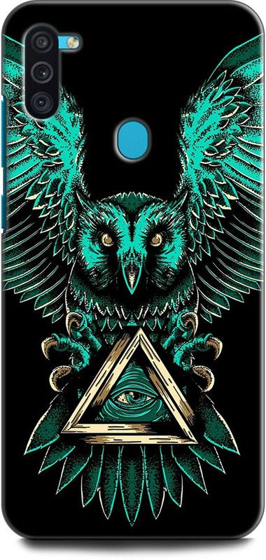 Afterglow Back Cover for SAMSUNG Galaxy M11 OWL, FUNNY OWL, NIGHT WATCH, ABEJ, BEOGRAD, TRIPPY  (Multicolor, Shock Proof, Pack of: 1)