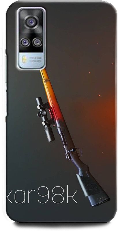 Afterglow Back Cover for Vivo Y51 PUBG, KAR98, PUBG LOVER, PUBG GAME, PUBG LOVE, CHICKEN DINNER  (Multicolor, Shock Proof, Pack of: 1)
