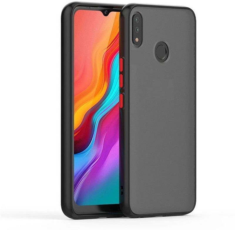 Crunk Back Cover for Huawei Y9 ( 2019 ), Without Camera Protection  (Black, Camera Bump Protector, Pack of: 1)