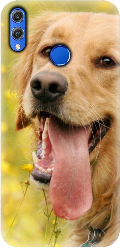 Smutty Back Cover for Honor 8X - Dog Print  (Multicolor, Hard Case, Pack of: 1)