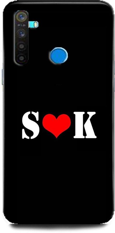 Afterglow Back Cover for Realme 5s S K, S LOVES K, NAME, LETTER, ALPHABET, SK LOVE, HART  (Multicolor, Shock Proof, Pack of: 1)
