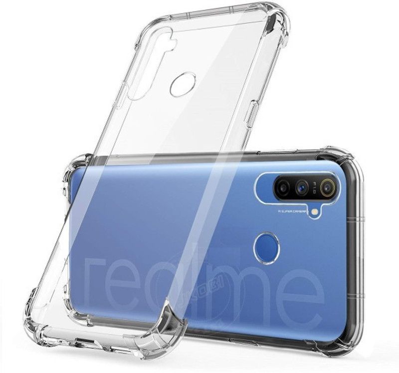 Mobtech Back Cover for Realme Narzo 20A  (Transparent, Grip Case, Silicon, Pack of: 1)